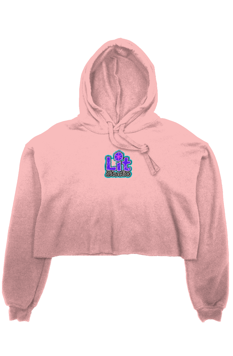 Girls Lit crop hoodie