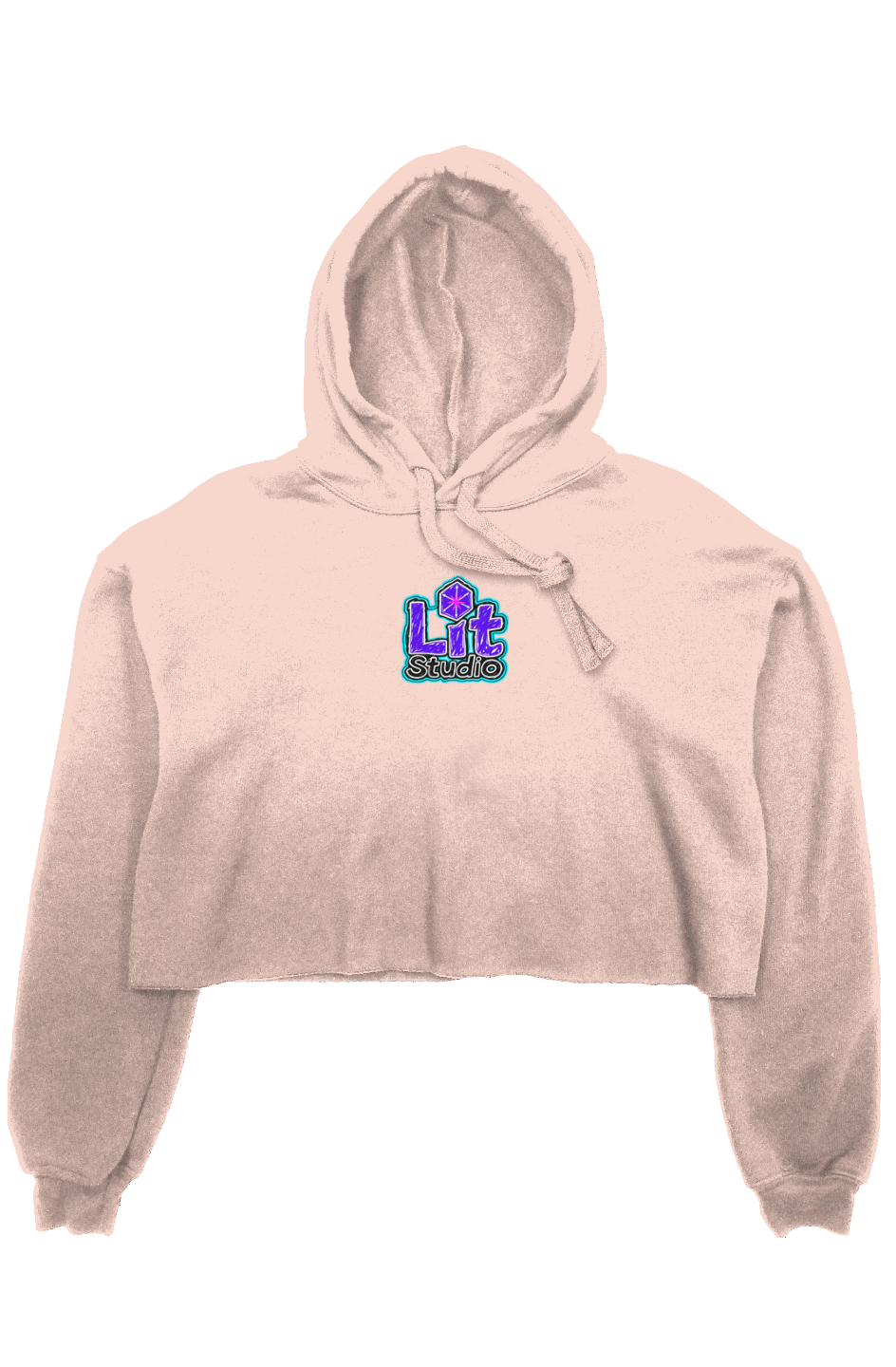 Girls Lit crop hoodie